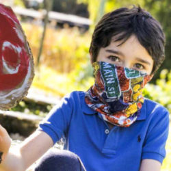 Cubrebocas para niños Covid con Proteccion solar UPF 50+