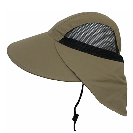 transpirable WANYING Sombrero unisex para el sol con protección para la nuca y la cara senderismo jardinería gorra legionaria para exterior UPF 50 talla 56-60 360 ° 