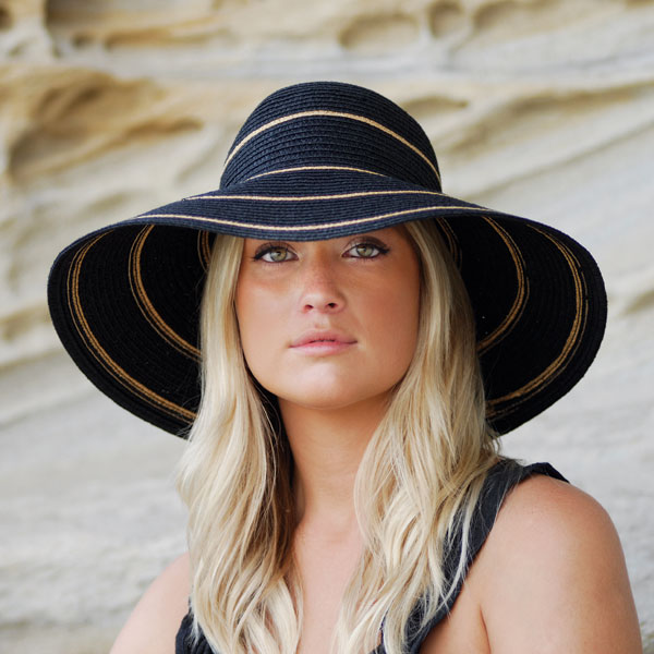 Wallaroo Sombrero con Protección Solar UPF 50+ Savannah_Black