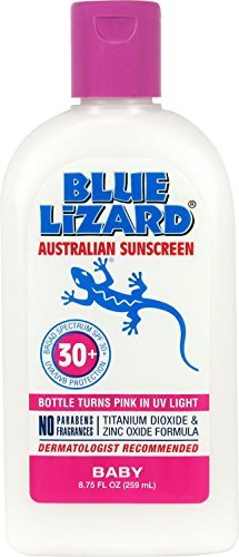 bloqueador solar para bebe spf 50+ blue lizard australian