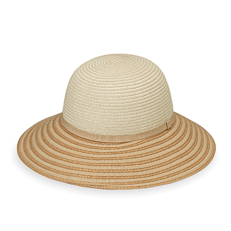 de algod/ón para Mujer Sombrero de Sol Reversible para Mujer TOSKATOK/® UPF 50 2 Sombreros en 1