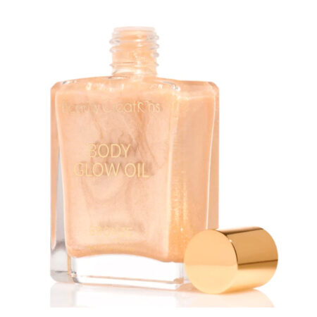 Aceite corporal con terminado bronceado ideal para todo tipo de piel y ligeros destellos bronceados
