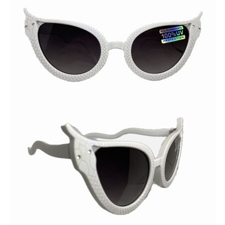 Lentes con Protección Solar 400 UV Snake Blanco