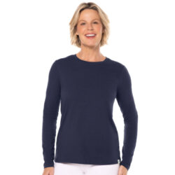 Camiseta Manga Larga Para Mujer con Protección Solar UPF 50+
