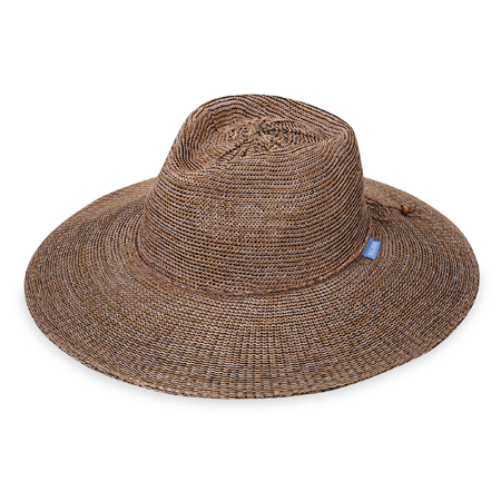 VictoriaFedoraDiva_Suede Sombrero UV de mujer con Filtro Solar UPF 50+ Sombrero UV dermatológico para la Playa antisolar con Protección Solar en México